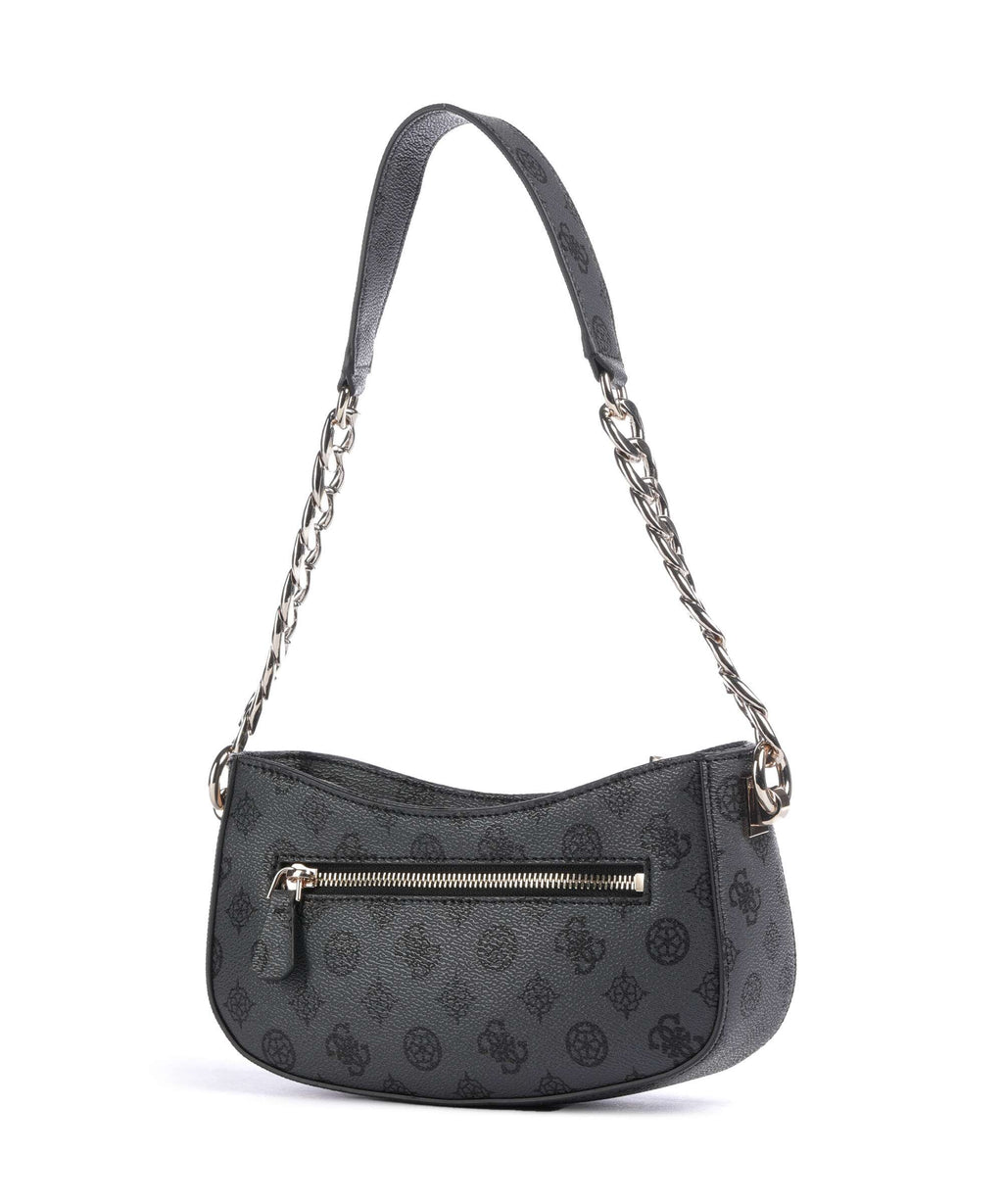 Guess Evelune Shoulder bag charcoal logo