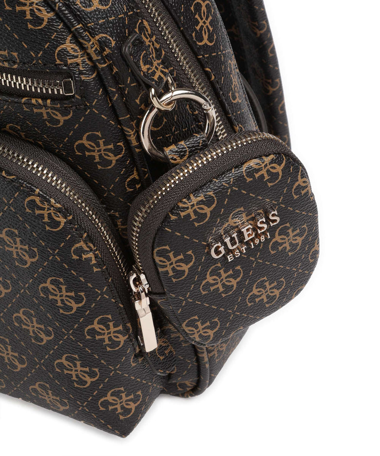 Guess Power Play Backpack brown logo