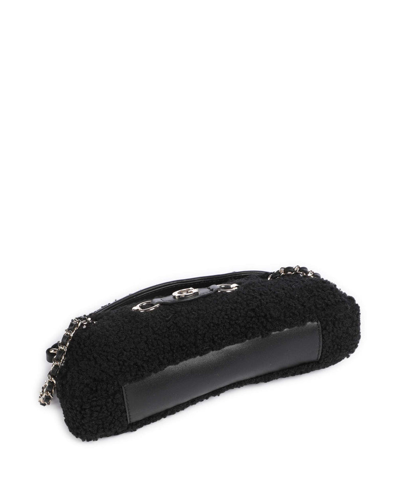 Guess Aslia Shearling Shoulder bag black