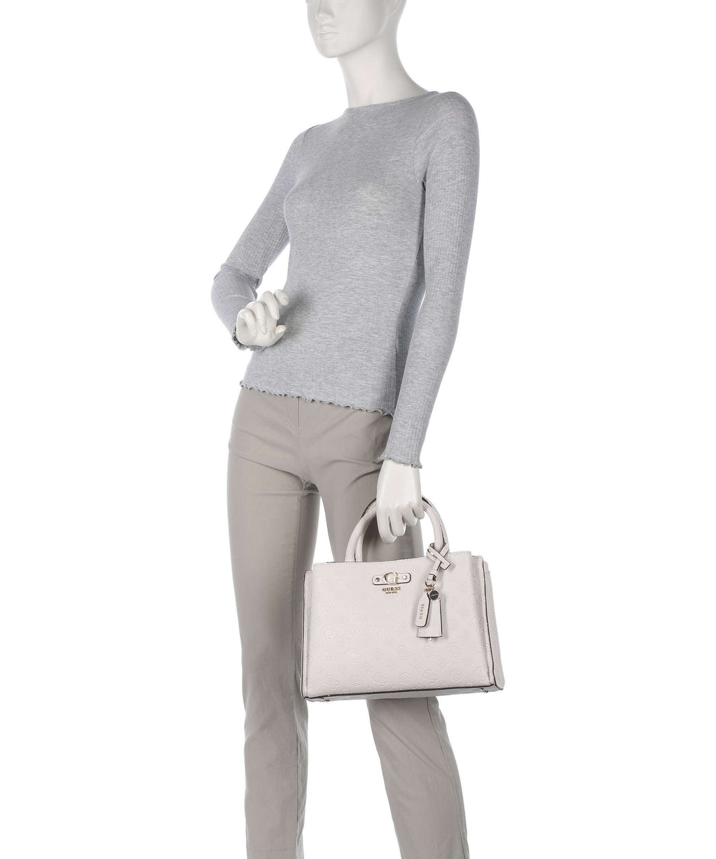 Guess Gerty Peony Handbag offwhite