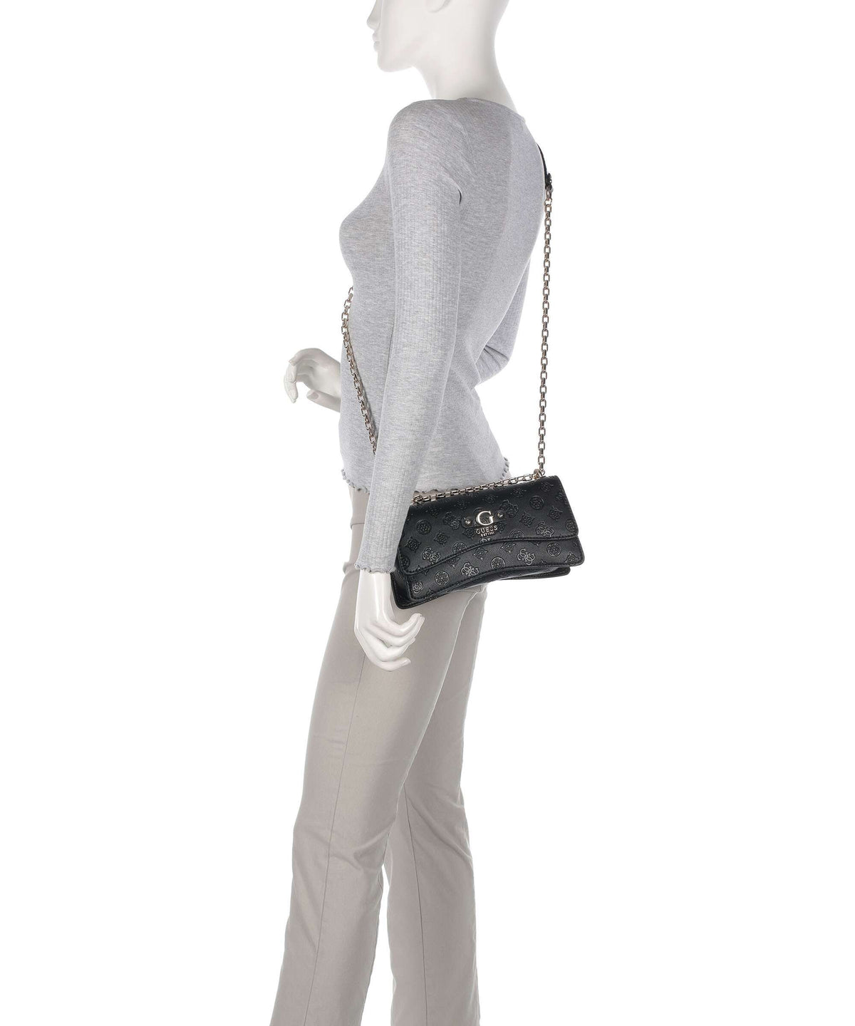 Guess Gerty Peony Shoulder bag black