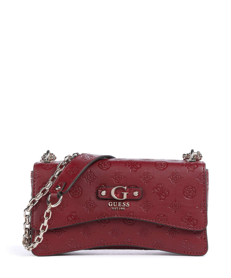 Guess Gerty Peony Shoulder bag claret