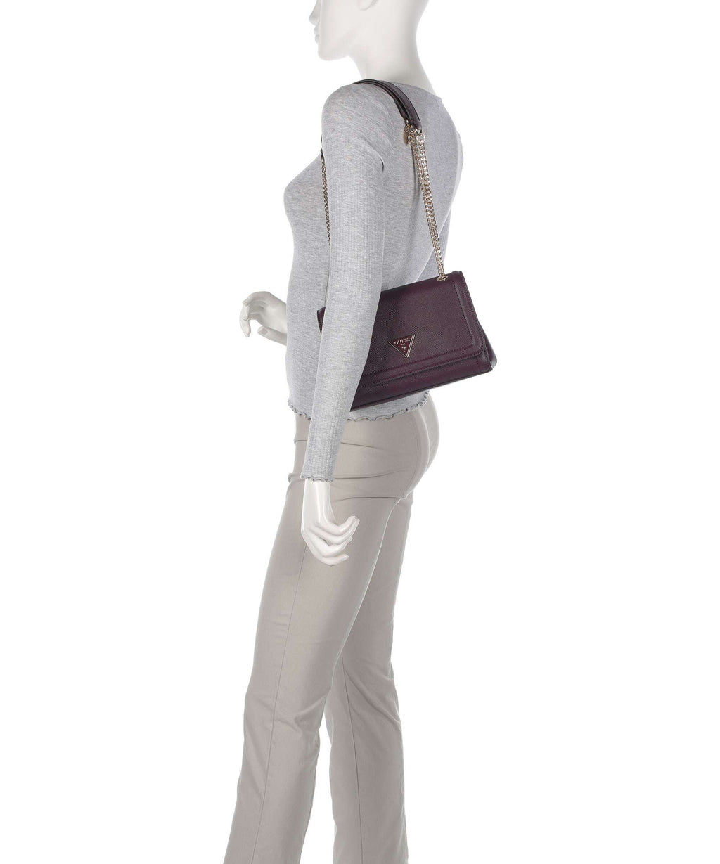 Guess Noelle Shoulder bag aubergine