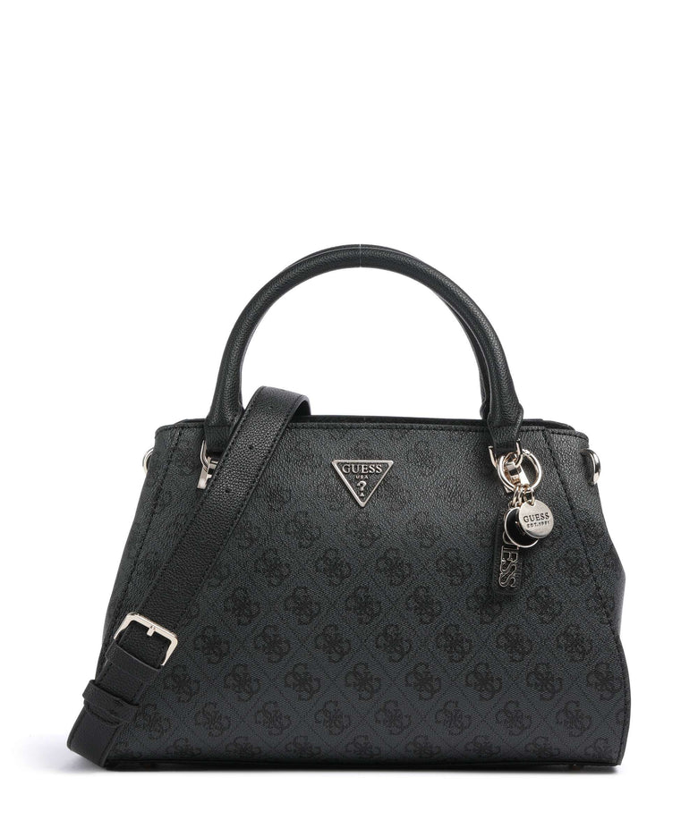 Guess Noelle 4G Basique Logo Handbag coal logo