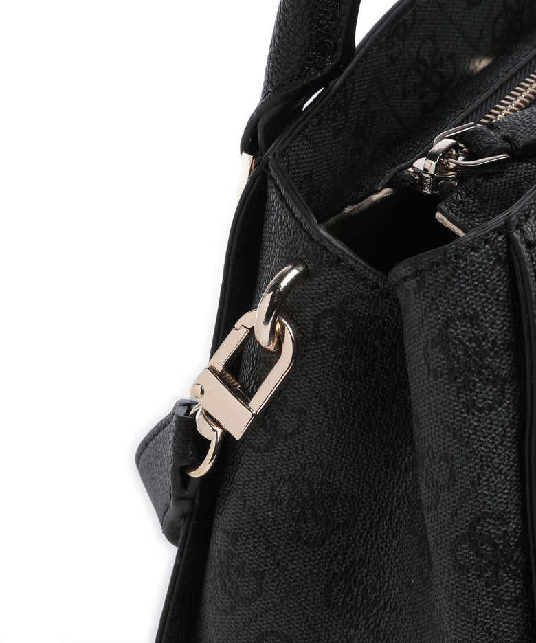Guess Noelle 4G Basique Logo Handbag coal logo