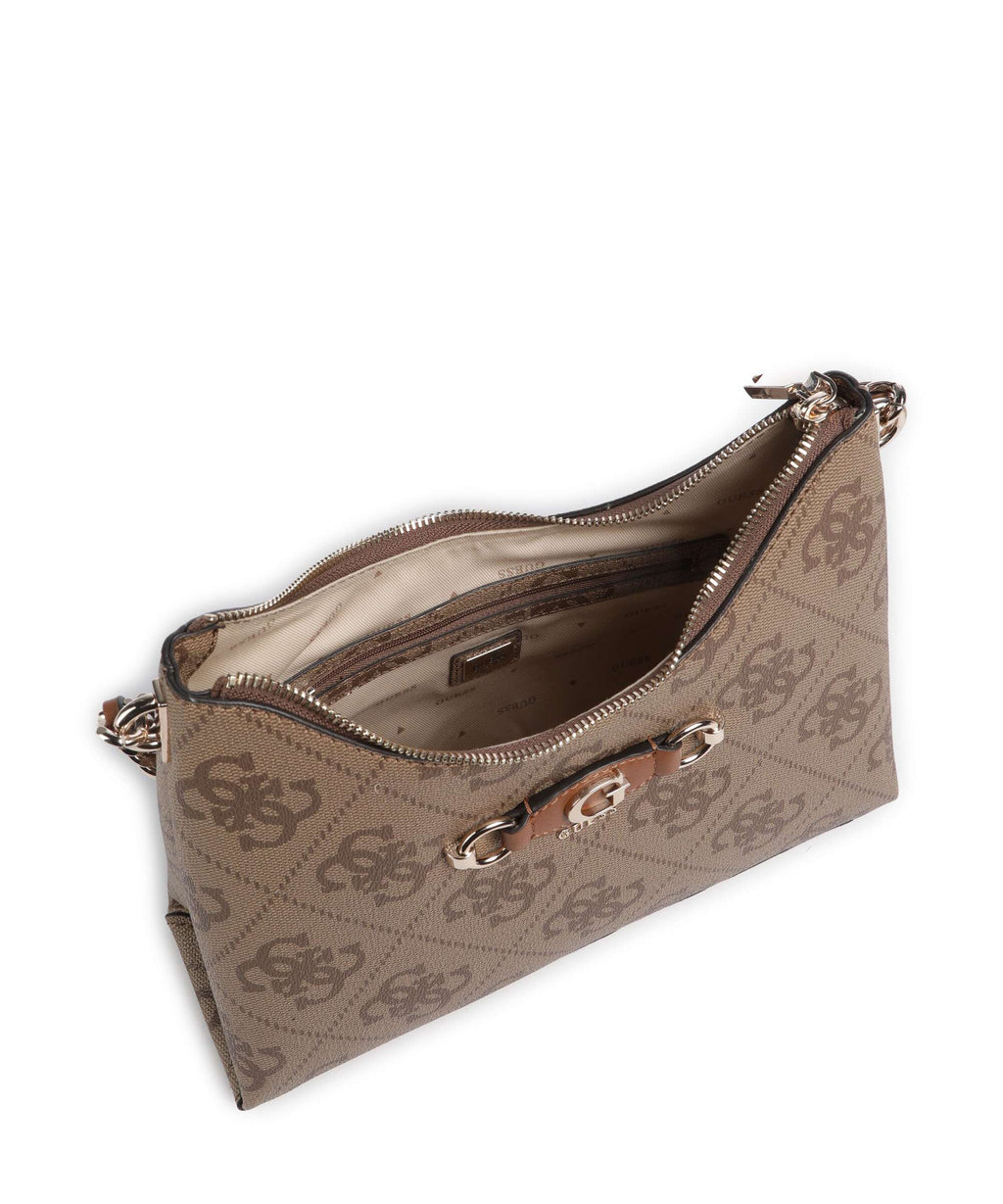 Guess Izzy Shoulder bag latte logo