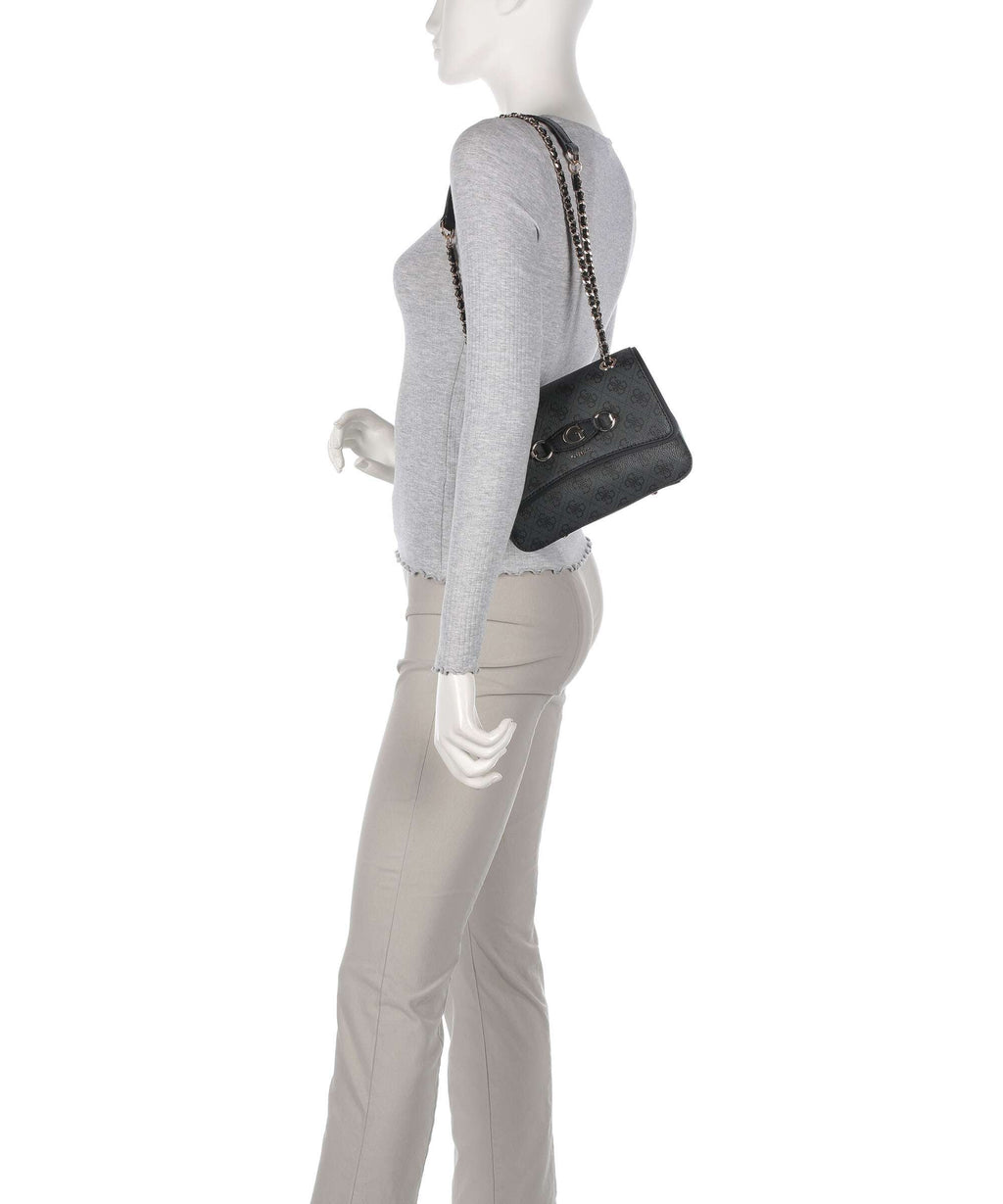 Guess Izzy Shoulder bag coal logo