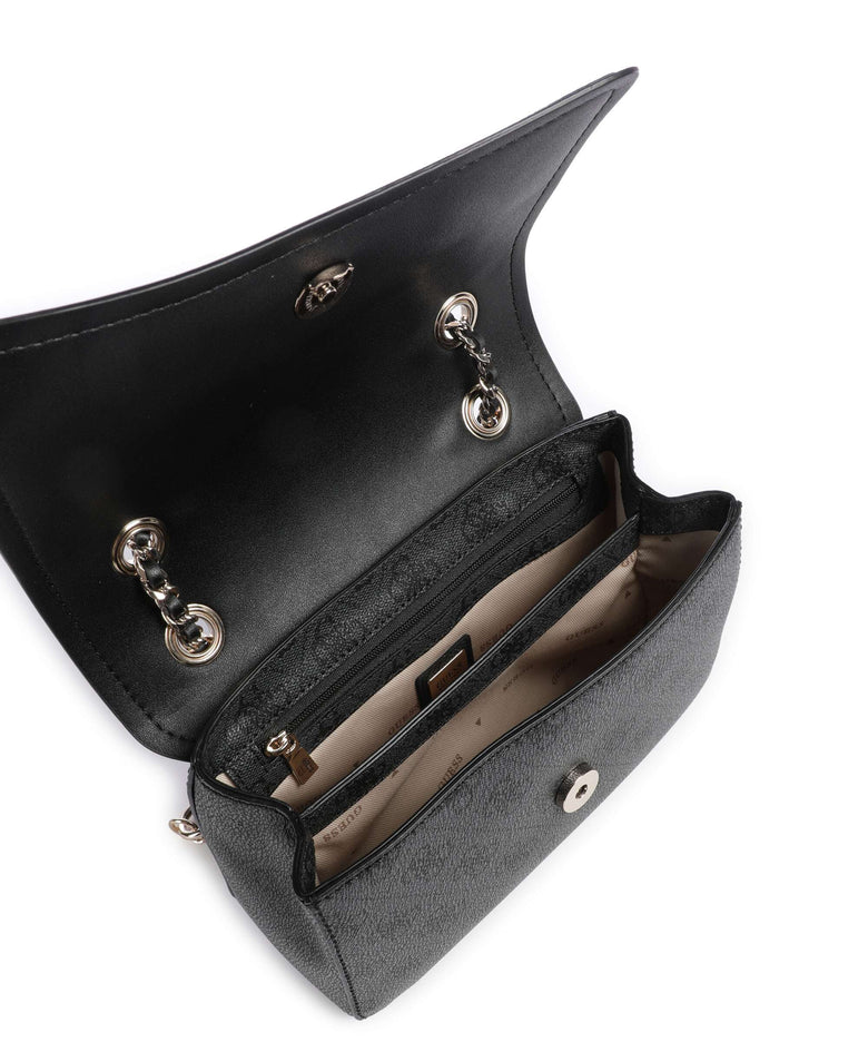 Guess Izzy Shoulder bag coal logo