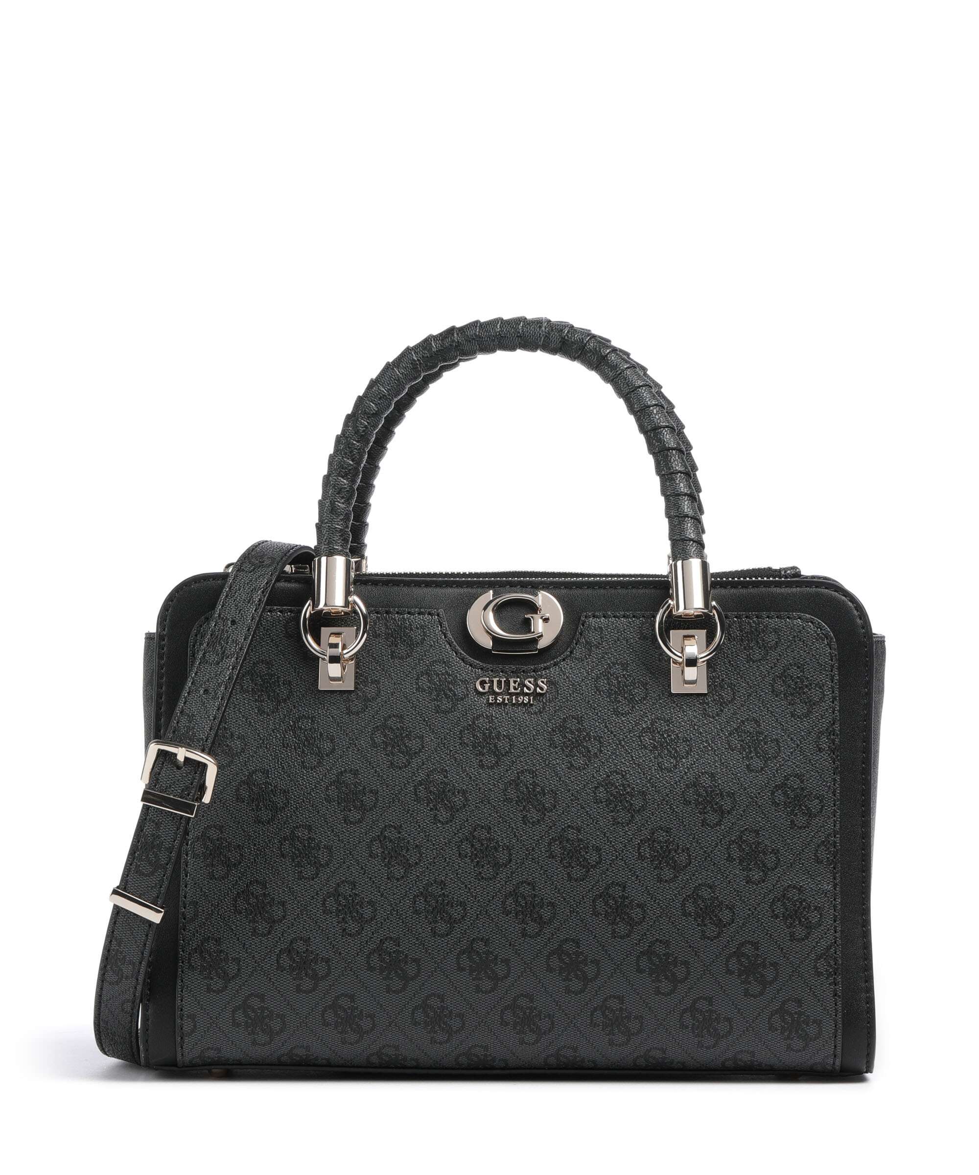 Guess Orlina 4G Logo Handbag coal logo