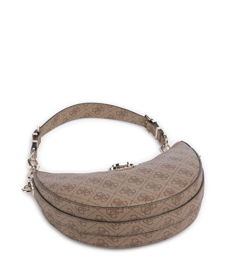Guess Orlina 4G Logo Shoulder bag latte logo/brown