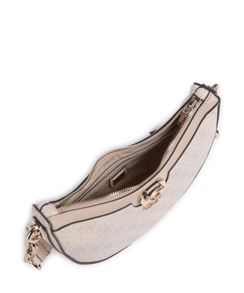 Guess Orlina 4G Logo Shoulder bag sand logo