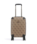 Guess Berta 4G Logo Spinner (4 wheels) latte logo/brown