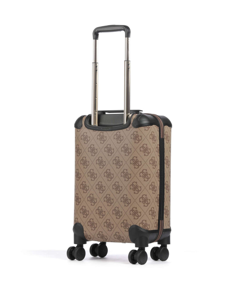 Guess Berta 4G Logo Spinner (4 wheels) latte logo/brown