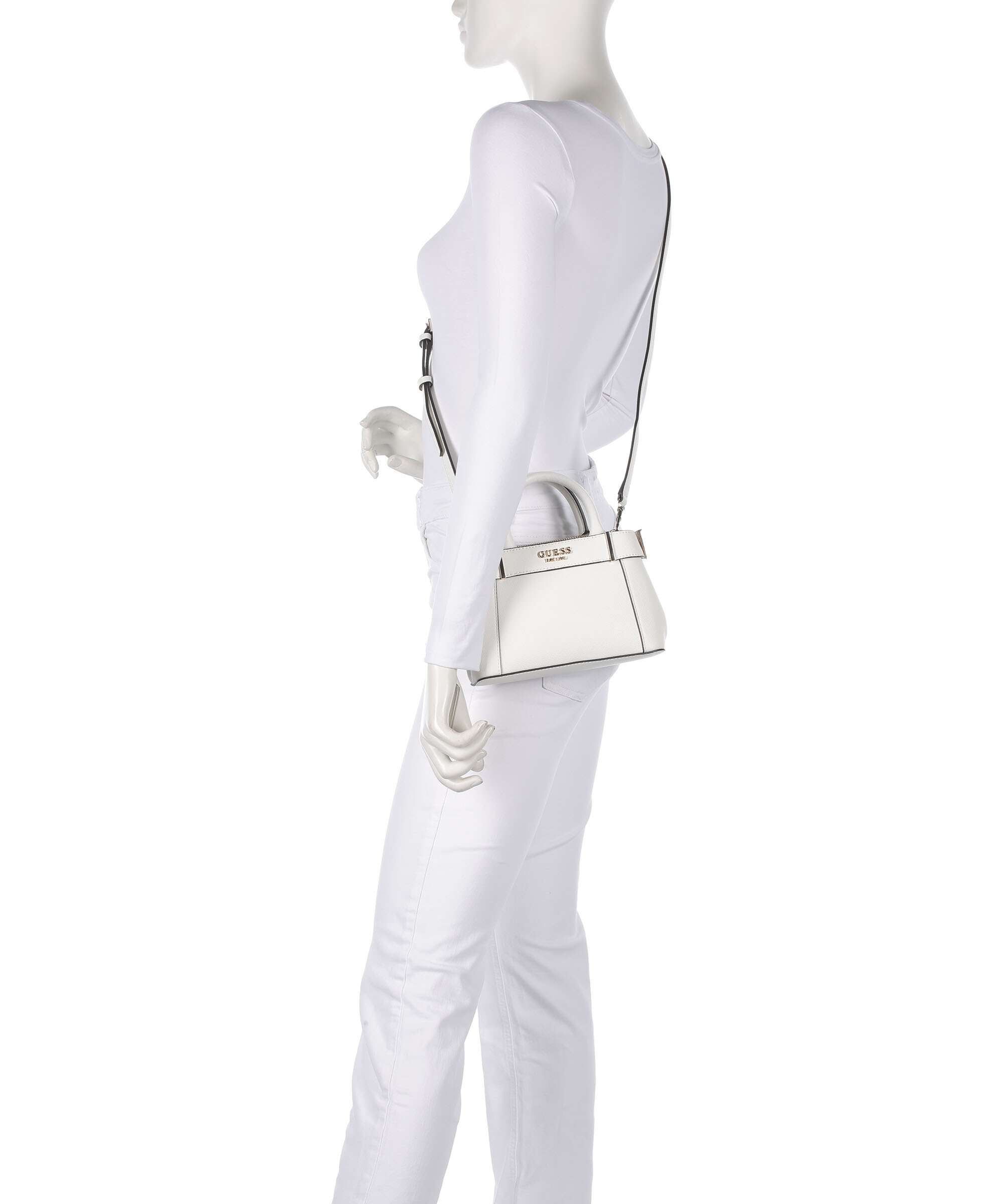 Guess Anadela Mini Handbag white