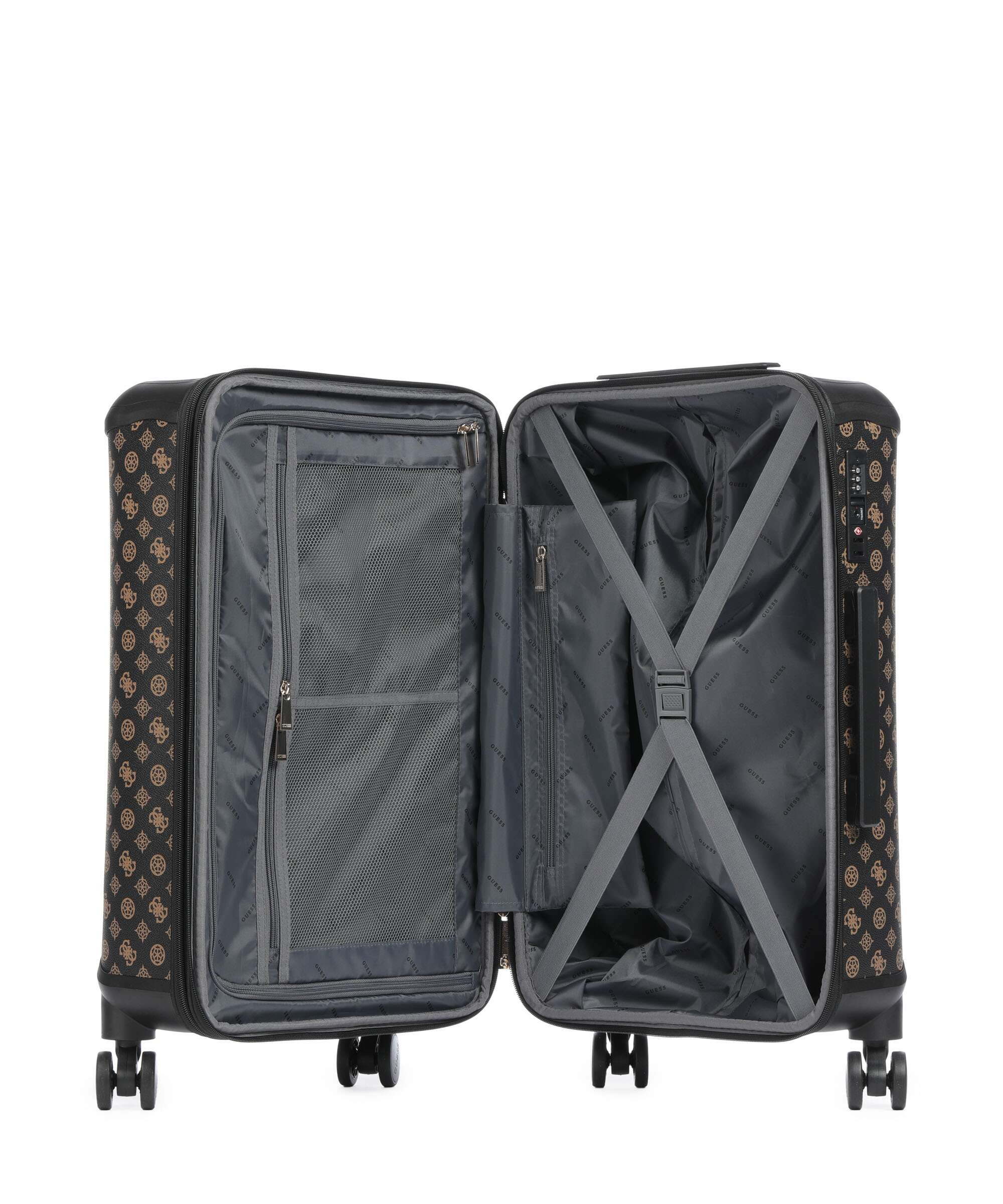 Guess Wilder Spinner (4 wheels) brown