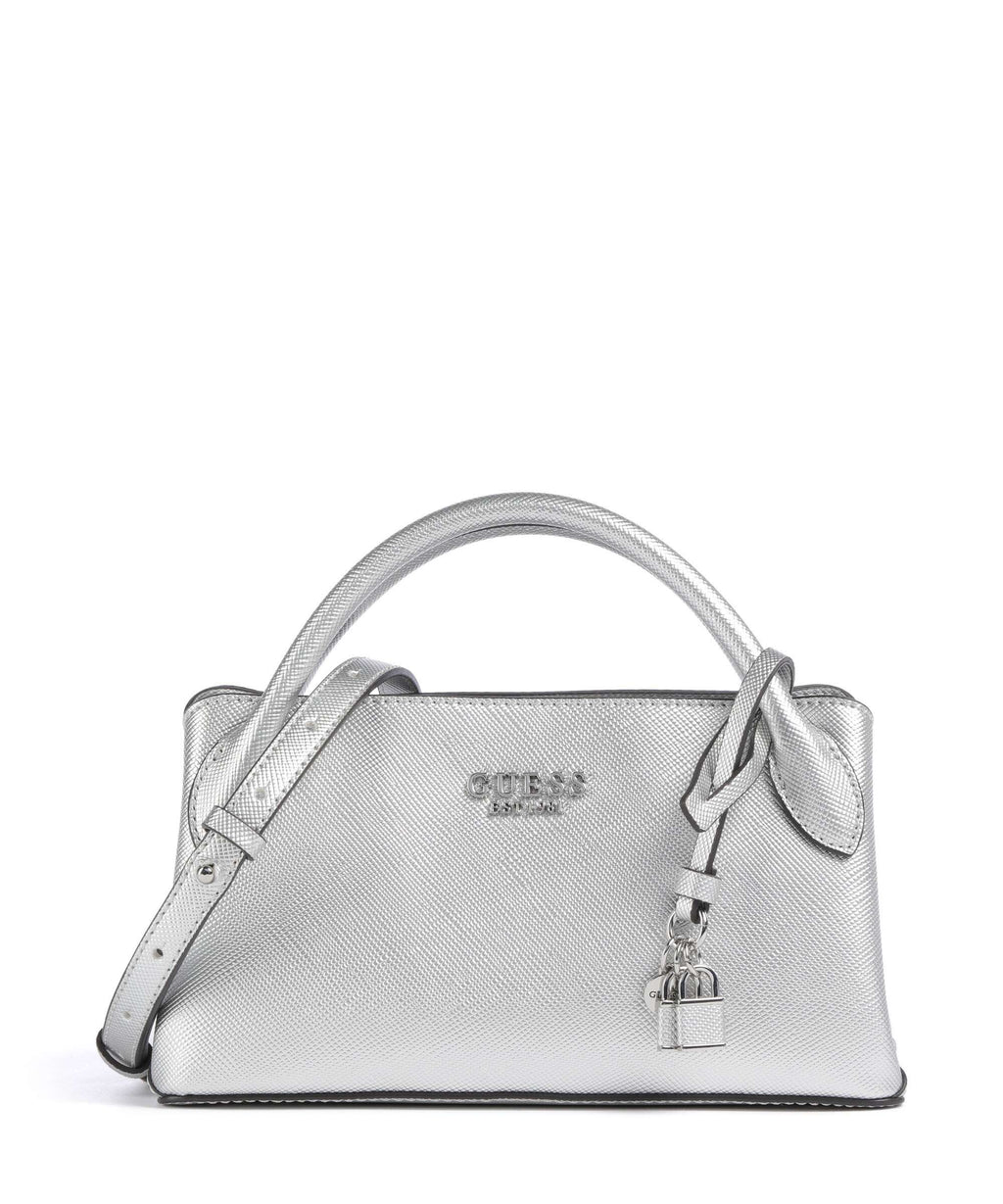 Guess Fedena Handbag silver