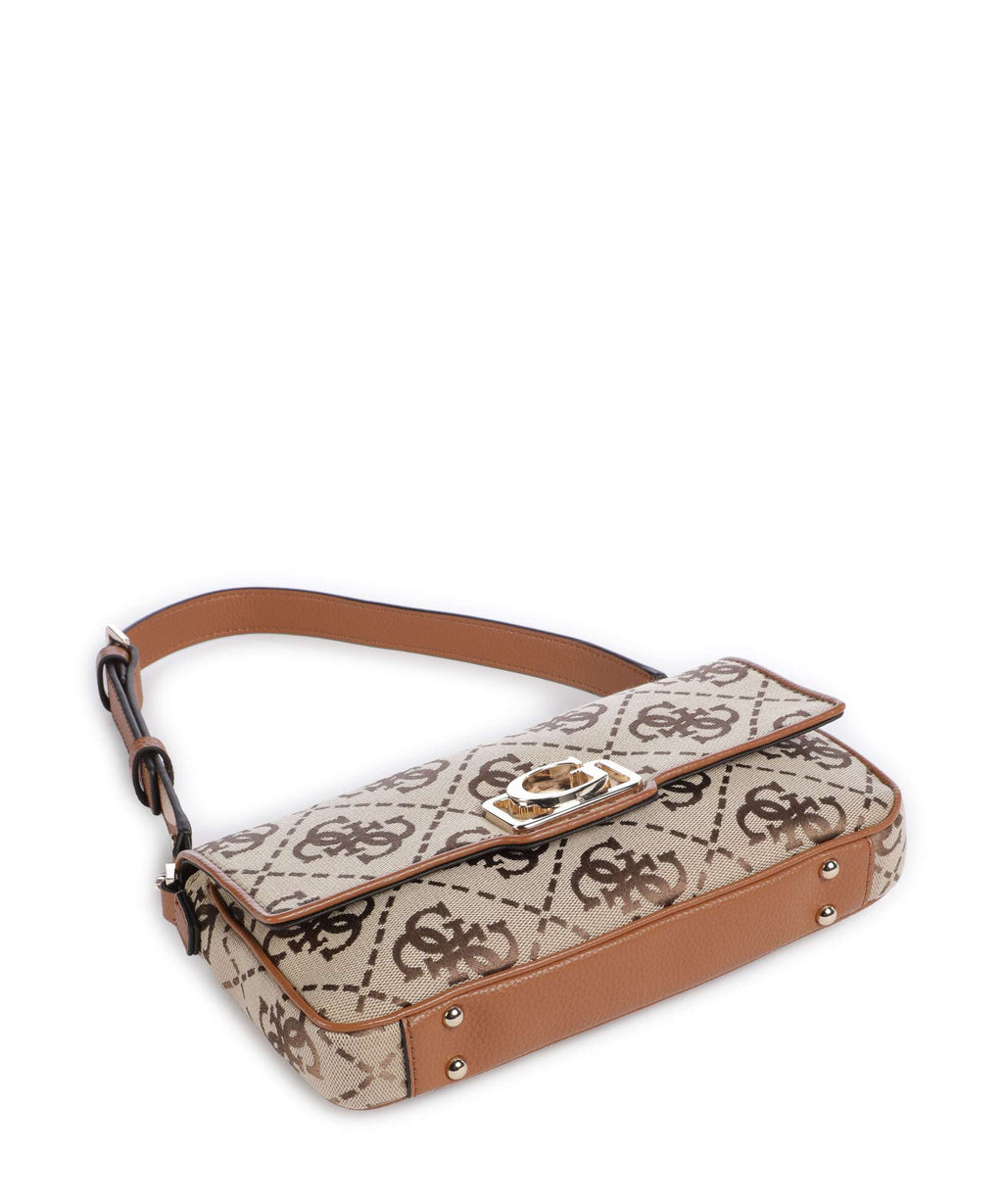 Guess Circe Shoulder bag latte logo
