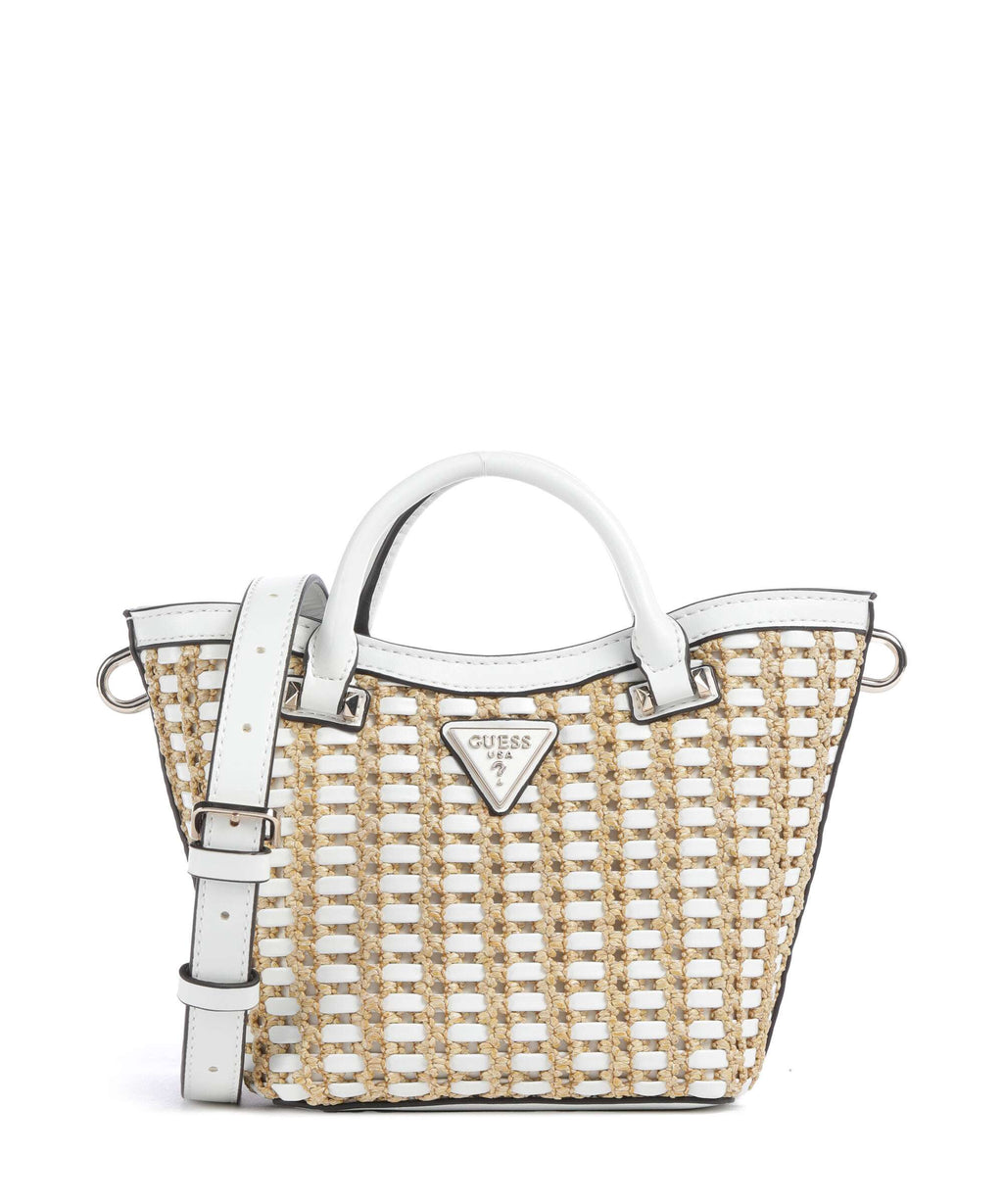Guess Atalia Mini Crossbody bag natural/white