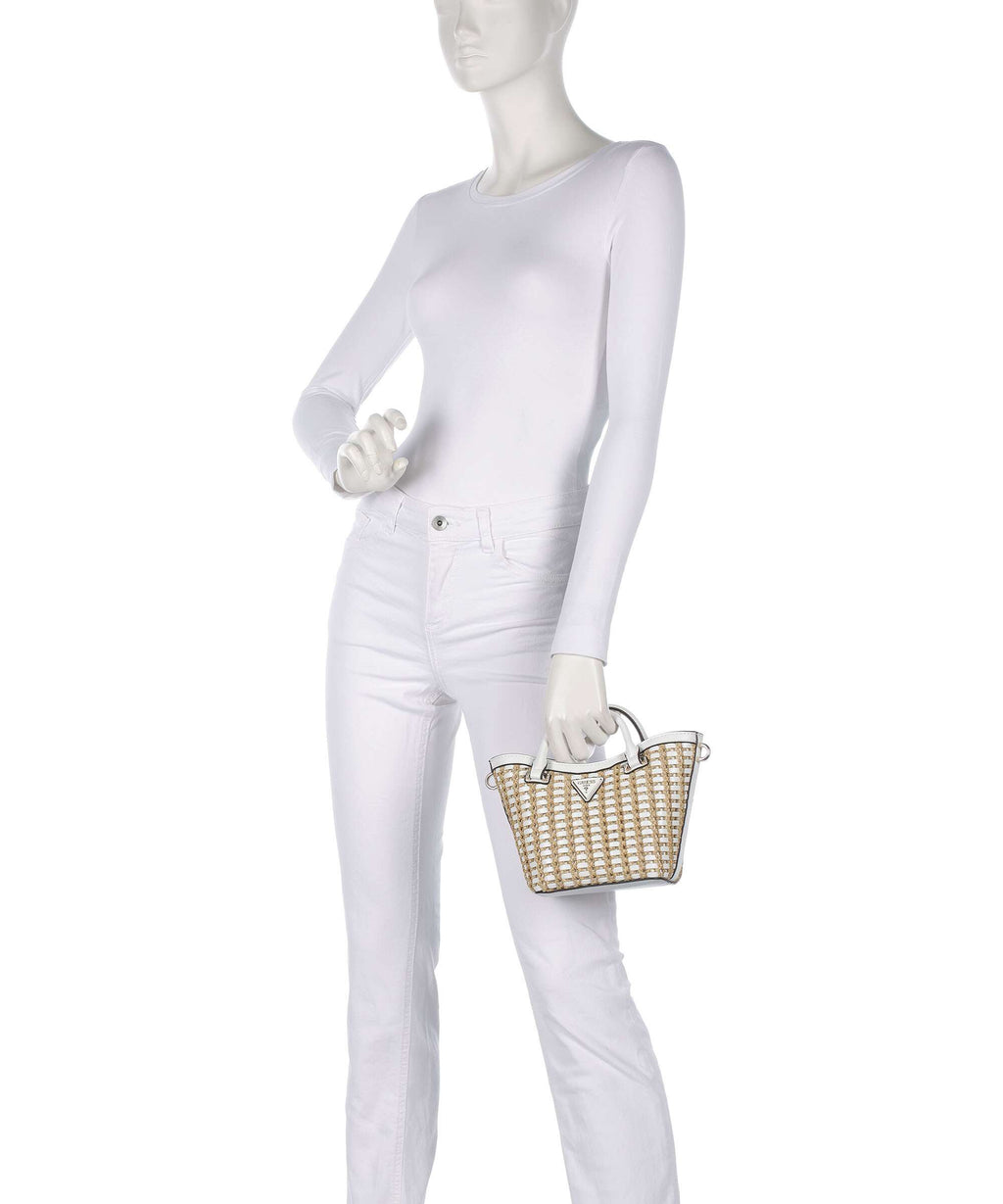 Guess Atalia Mini Crossbody bag natural/white