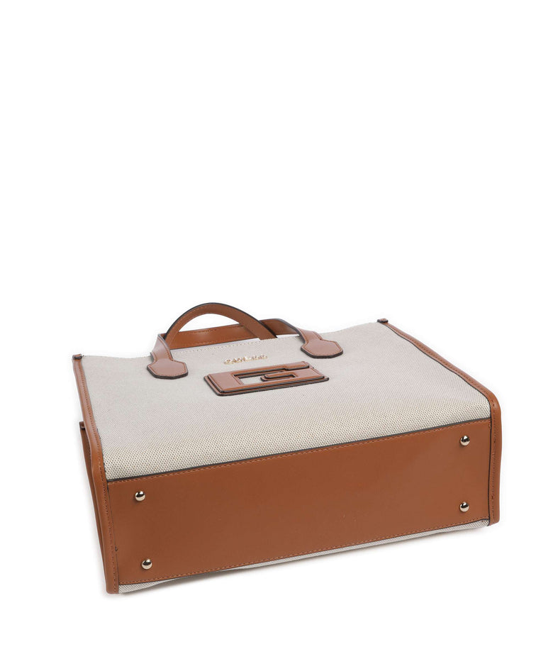 Guess G Status Handbag natural/cognac