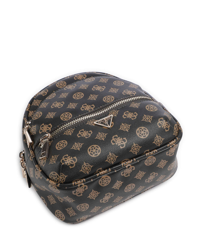 Guess Manhattan Backpack mocha logo