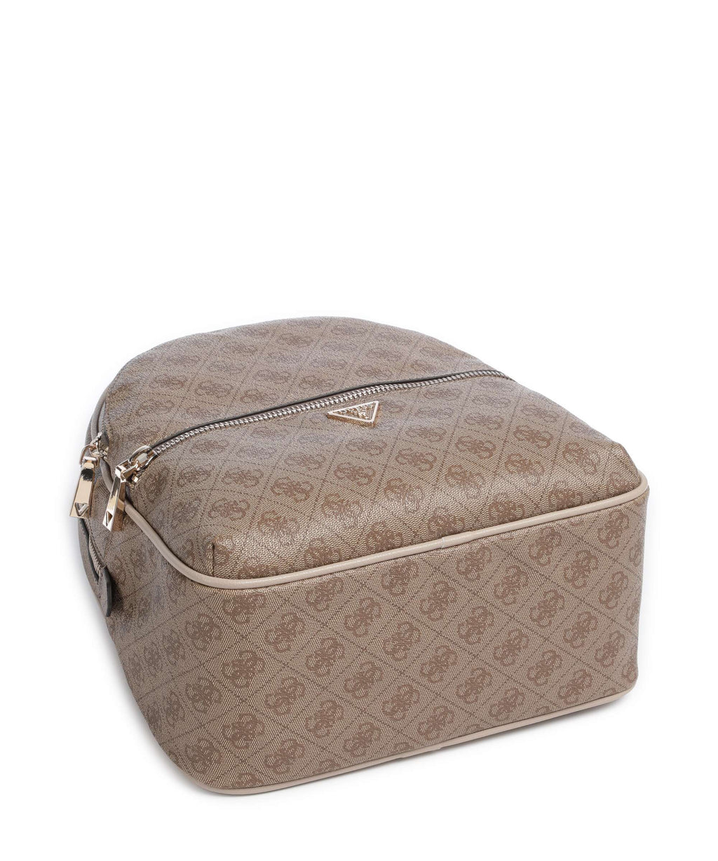 Guess Manhattan II Large Backpack latte logo