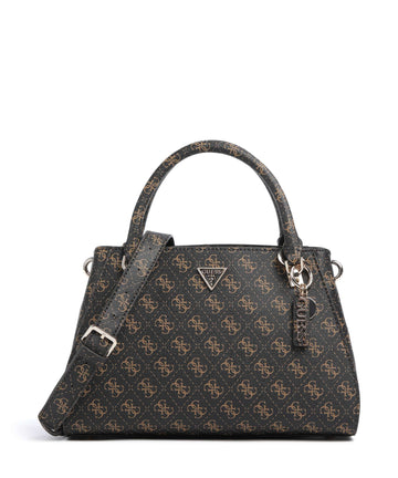 Guess Noelle Q Logo Handtas brown logo