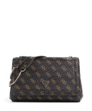 Guess Noelle Q Logo Schoudertas brown logo