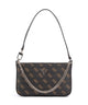 Guess Noelle Q Logo Sac porté épaule brown logo
