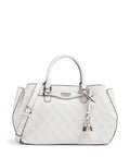 Guess Katya 4G Logo Handbag white logo