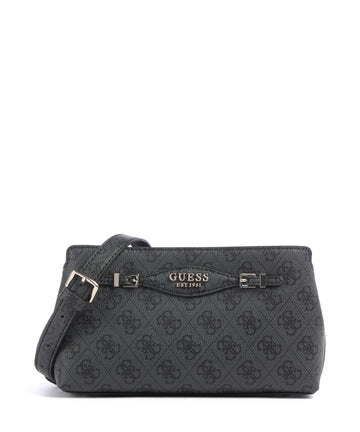 Guess Katya 4G Logo Crossbody tas coal logo