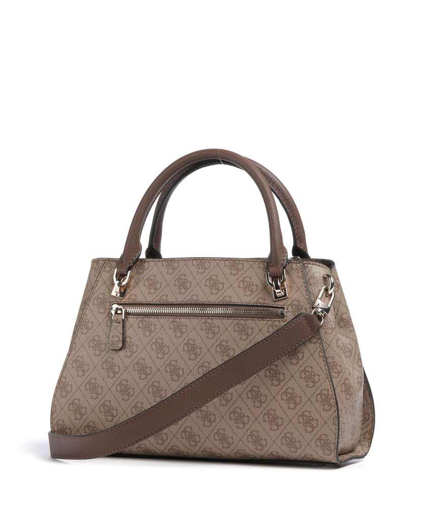 Guess Noelle 4G Logo Handbag latte logo/brown