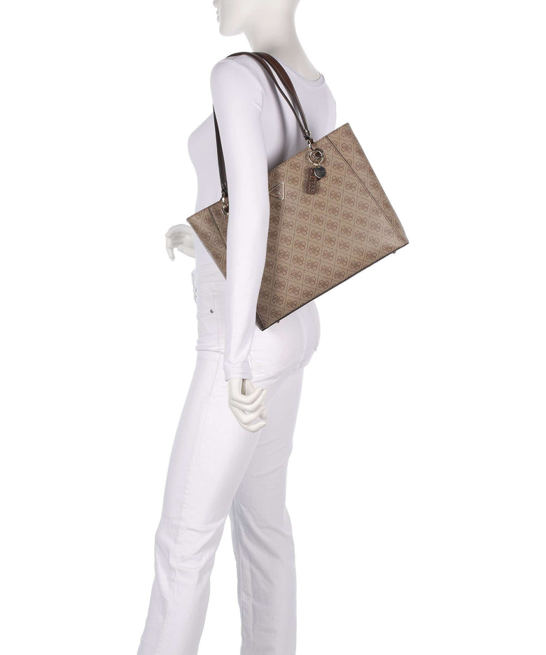 Guess Noelle Tote bag latte logo/brown