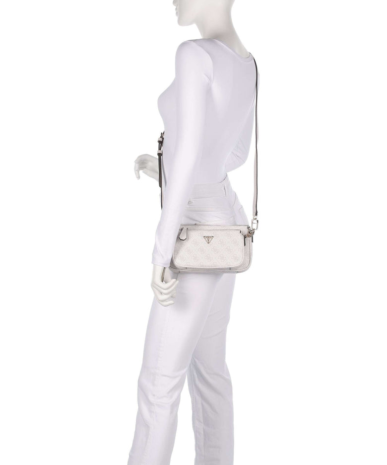 Guess Noelle 4G Logo Shoulder bag white logo
