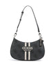 Guess Noelle 4G Logo Sac porté épaule coal logo