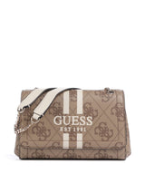 Guess Noelle 4G Logo Schoudertas latte logo