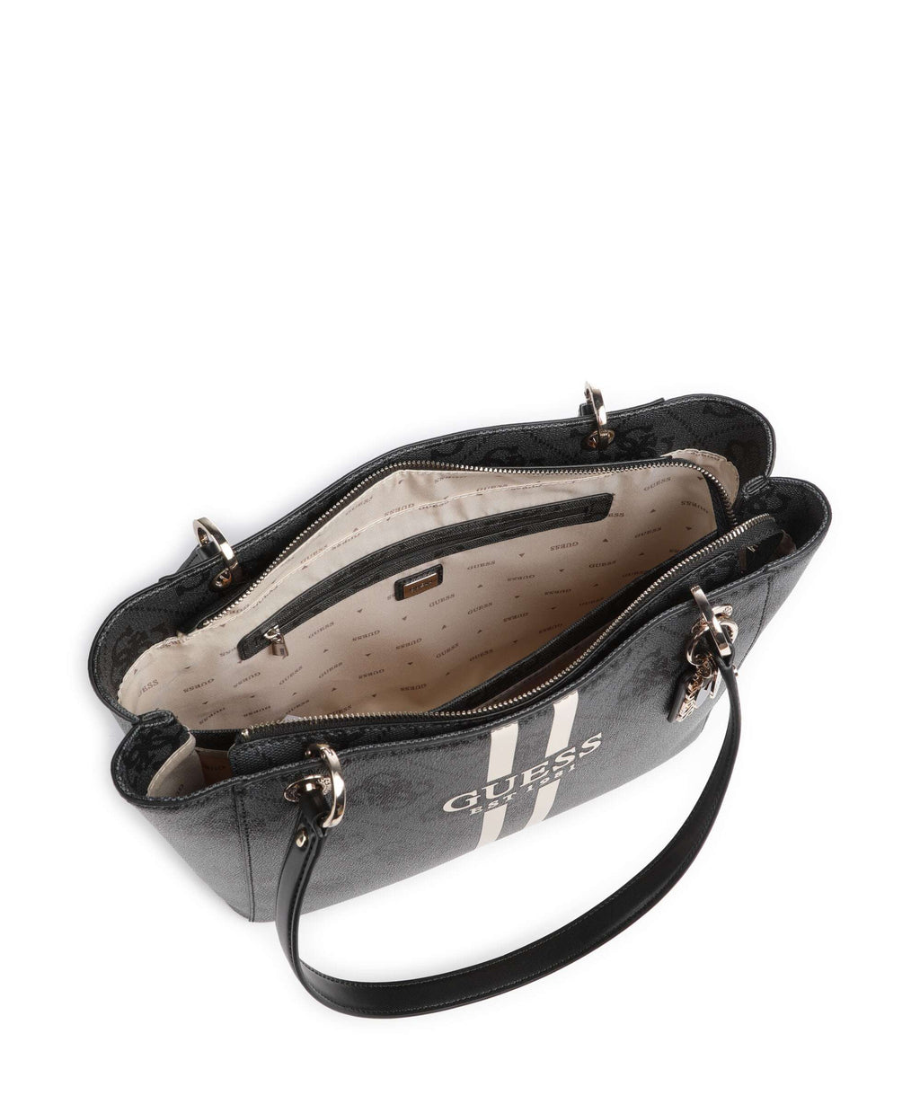 Guess Noelle 4G Logo Tote bag coal logo