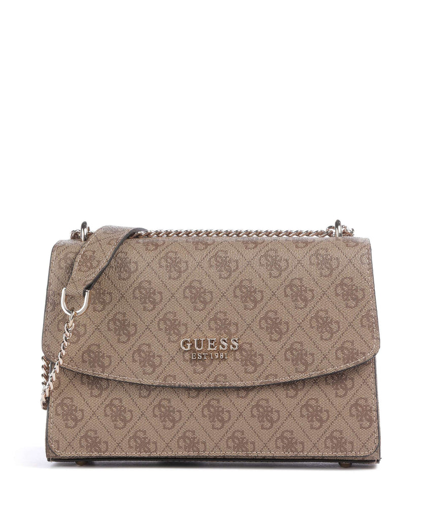Guess Calista Shoulder bag latte logo