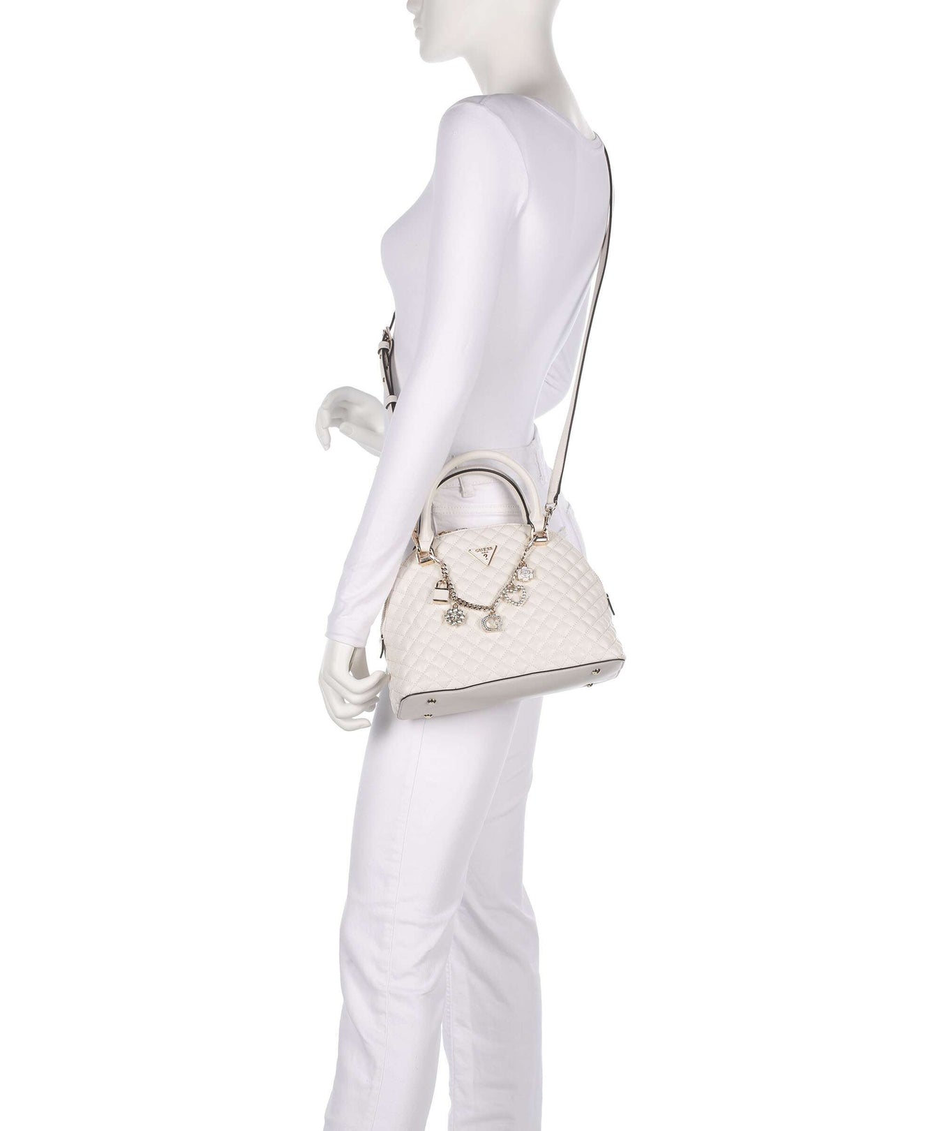 Guess Everlee Handbag offwhite