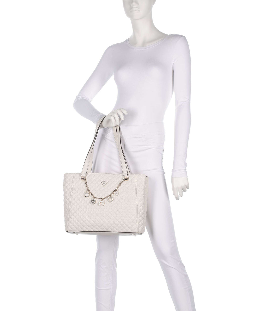 Guess Everlee Tote bag offwhite