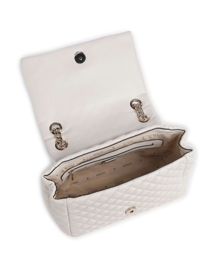 Guess Everlee Shoulder bag offwhite