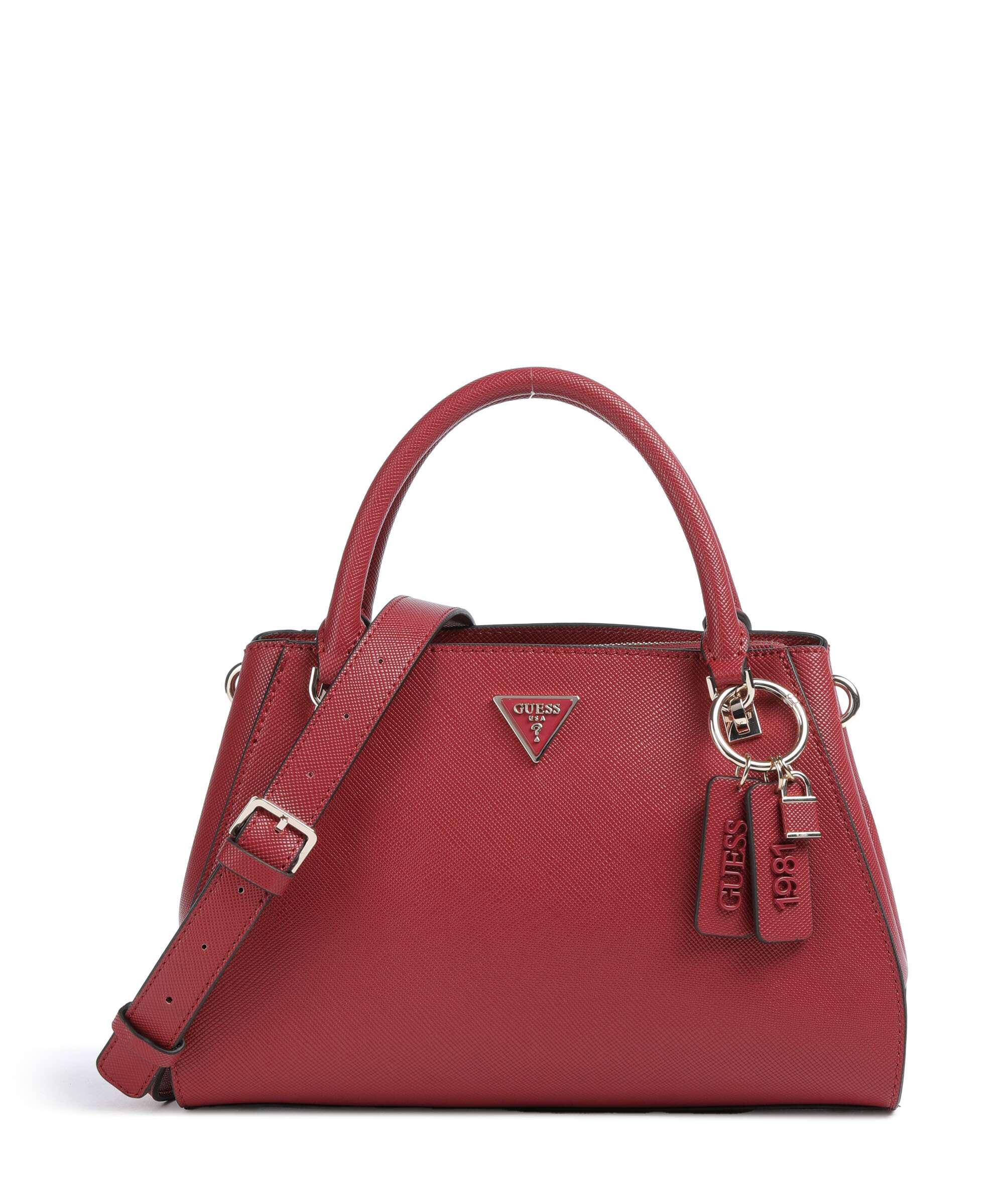Guess Noelle II Luxury Handbag garnet