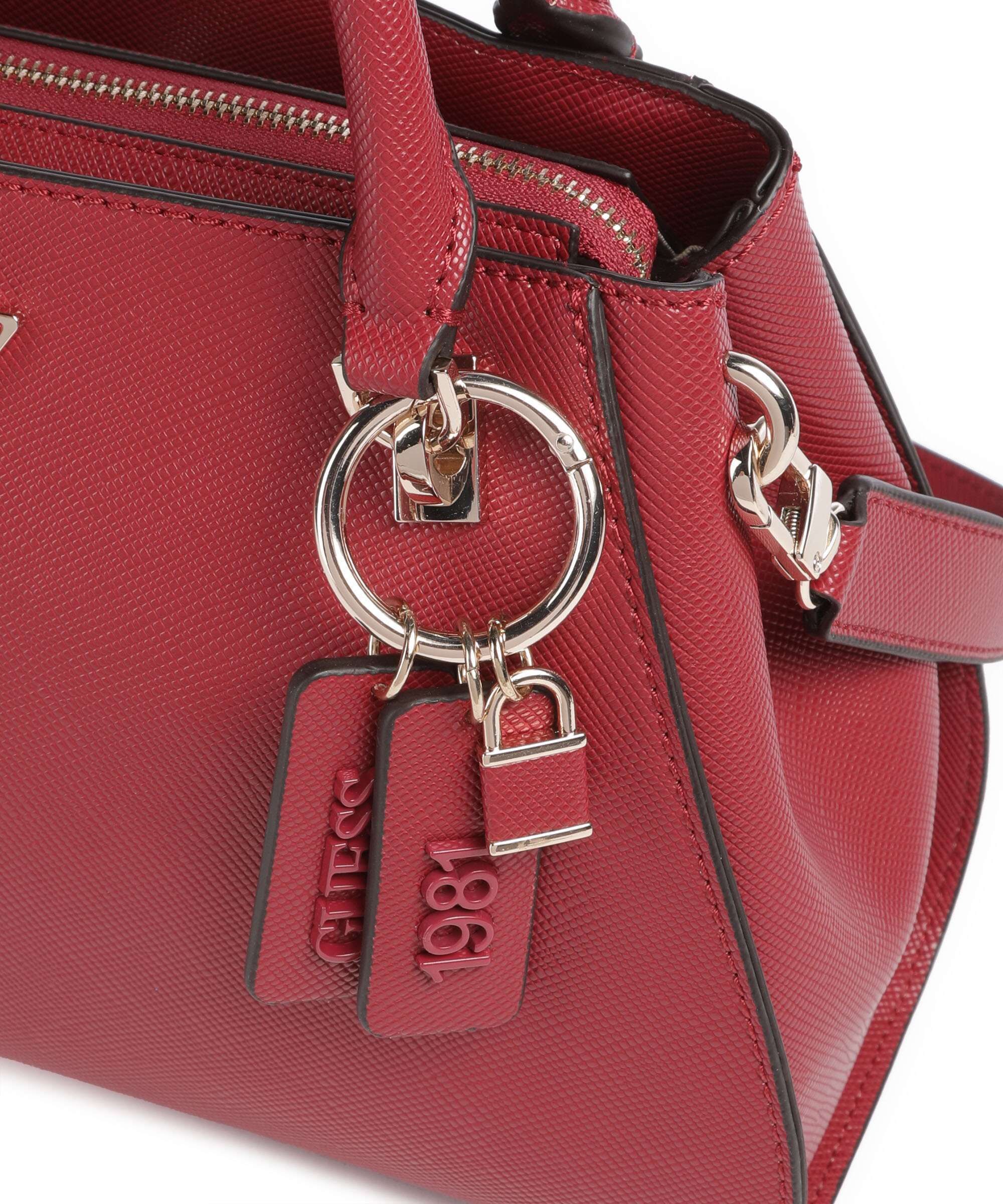 Guess Noelle II Luxury Handbag garnet