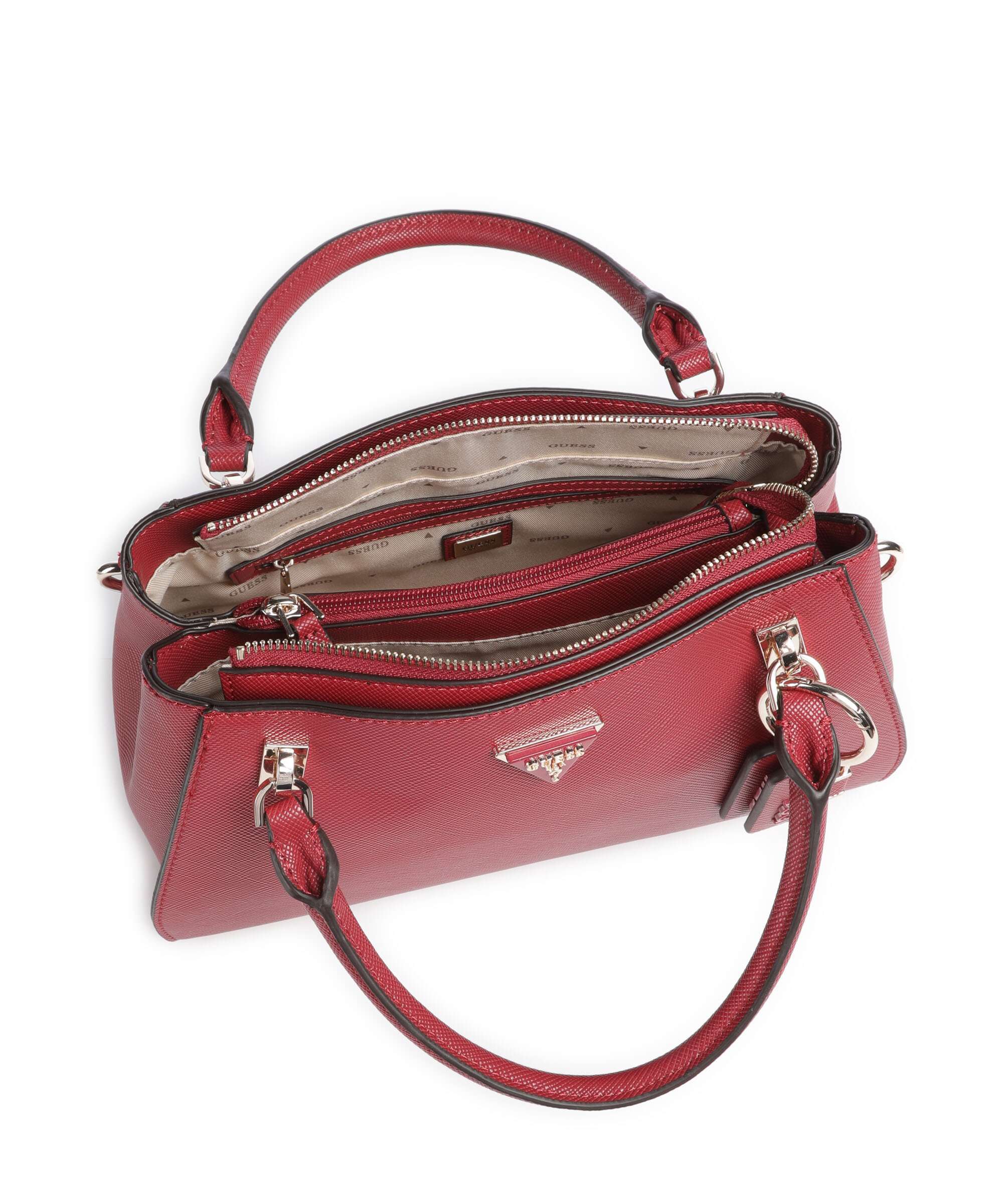 Guess Noelle II Luxury Handbag garnet