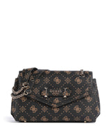Guess Silia Schoudertas espresso logo