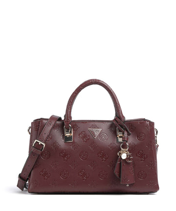 Guess Tisha Handtas wine logo