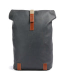 Brooks England Pickwick Cotton Canvas Small Sac à dos roll-top grey