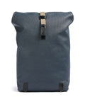Brooks England Pickwick Cotton Canvas Large Rolltop backpack dark blue