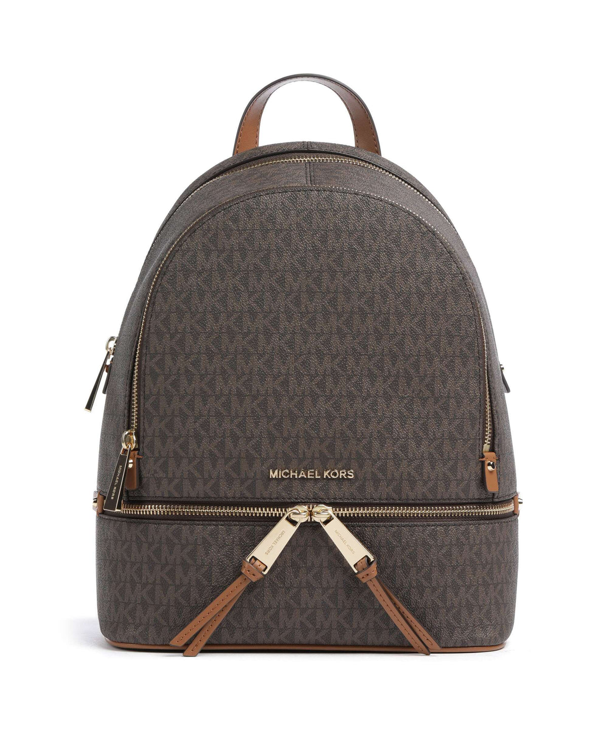 Michael Kors Rhea Zip Backpack brown