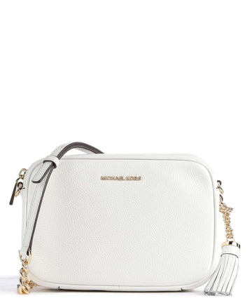 Michael Kors Jet Set Crossbody tas optic white